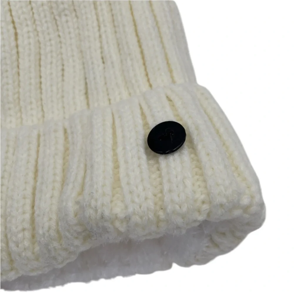 The Winter Company Signature Beanie Mask Set Cream Rib Knit One Size NWT 3/$15 ✨
